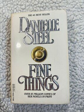 Danielle Steel Fine Things Paperback 1988 Dell Mass Market Romance Novel Used